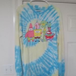 Long sleeved Spongebob shirt